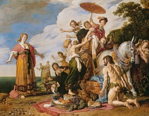Odysseus before Nausicaa by Pieter Lastman