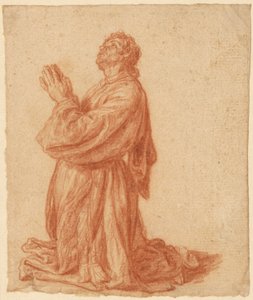 Study of a Kneeling Man