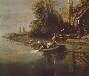 Tobias and the Angel (detail) by Pieter Lastman