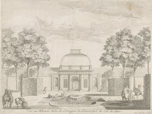 Orangery of Honselersdijk, Seen from the Park by Pieter Loofs