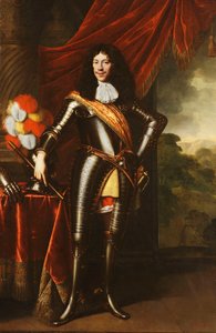 Portrait of a Gentleman, possibly a member of the Hohenzollern, Full-length, in armour