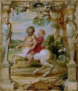 Achilles educated by the centaur Chiron by Peter Paul Rubens