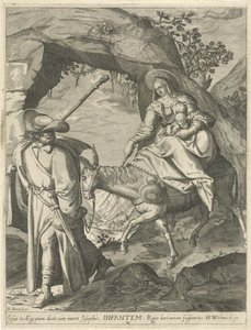 Flight into Egypt by Pieter Perret