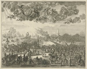 Departure of Charles II from Scheveningen to England, 1660 by Pieter Philippe