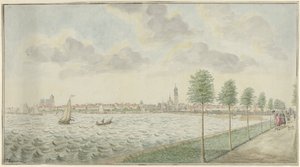 View of Kampen from the River Side by Pieter Remmers