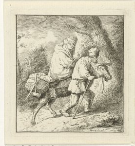 Flight into Egypt by Pieter Roosing