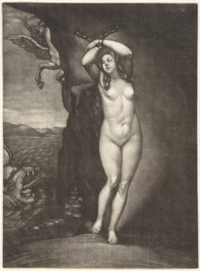 Andromeda Chained to the Rock by Pieter Schenk (I)