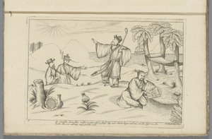 Chinese Astronomers (The Chinese Star Seers Who Lie on a Free Street Day and Night and Only Wait for Food to Be Given to Them by People) (Chinese Customs)