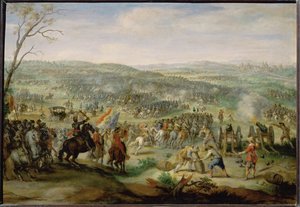 The Battle on the White Mountain near Prague by Pieter Snyers