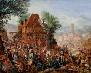 Feast on the Anniversary of a Church Consecration by Pieter Stevens