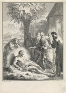 Job on the Dunghill by Pieter Tanjé