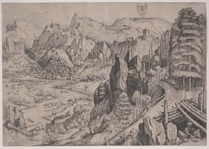 Magdalena Poenitens by Pieter The Elder (after) Brueghel