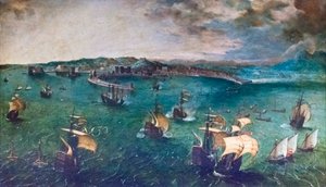 Battle in the Bay of Naples by Pieter Bruegel the Elder