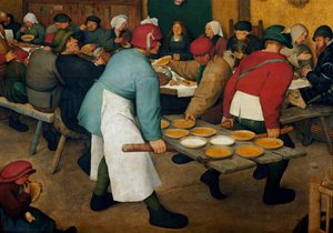 The honeymoon (detail) by Pieter Bruegel the Elder