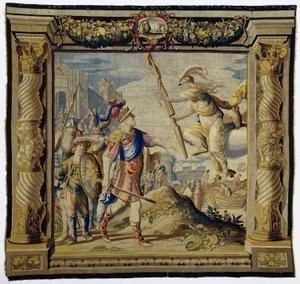 King Thaos and the Goddess Athena (The History of Iphigenia and Orestes) by Pieter de Cracht