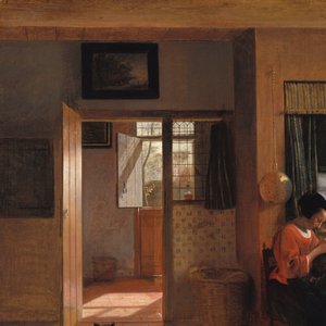 A Mother Delousing her Child’s Hair, Known as ‘A Mother’s Duty’