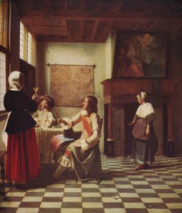 Interior of a Dutch House by Pieter de Hooch