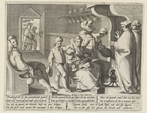 Allegory of Laziness by Pieter de Jode (I)