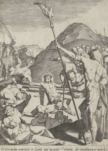 Christ Nailed to the Cross by Pieter de Jode (I)