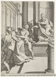 Christ Sent to Herod by Pilate by Pieter de Jode (I)