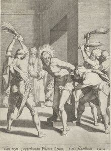 Scourging of Christ by Pieter de Jode (I)
