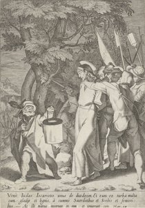 Arrest of Christ, Passion of Christ (series title) by Pieter de Jode (I)