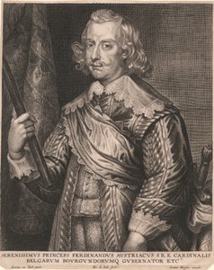 Serenissimus Princeps Ferdinandus Austriacus S.R.E. Cardinalis Belgarum Bourgundorumq Gubernator etc. by Pieter de Jode