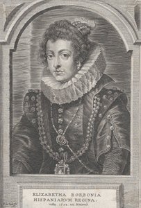 Portrait of Elisabeth of Bourbon, Queen of Spain, ca. 1632-44 by Pieter de Jode II