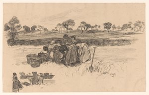 Working Women in the Field by Pieter de Josselin