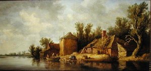 River Landscape by Pieter de Neyn