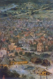 City (detail from The Tower of Babel) by Pieter Bruegel the Elder