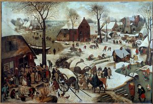Payment of the Tithe or the Census at Bethlehem by Pieter Bruegel the Elder