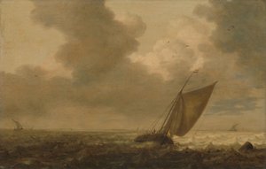A Packet-Boat Sailing Before the Wind