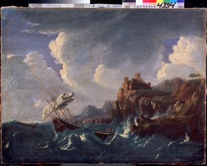 Stormy Sea by Pieter the Younger Mulier