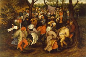 Peasant Wedding Dance, 1607 by Pieter Brueghel the Younger