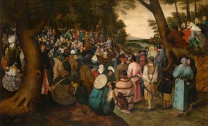Saint John the Baptist Preaching by Pieter the Younger Brueghel