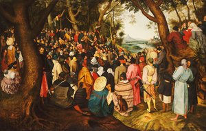 Saint John the Baptist preaching in the Wilderness by Pieter Brueghel the Younger