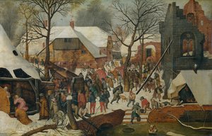 The Adoration of the Magi in the Snow by Pieter the Younger Brueghel