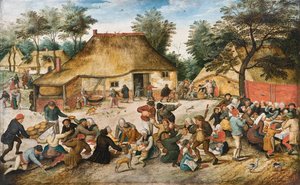 The Peasant Wedding by Pieter the Younger Brueghel