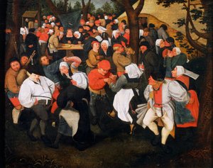 Village Dance by Pieter the Younger Brueghel