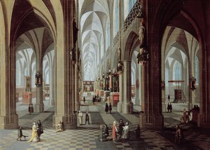 Interior of Antwerp Cathedral