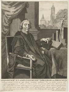 Portrait of Pastor Abraham van Brienen by Pieter van Dijck