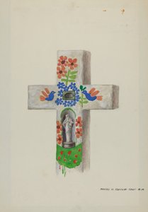 Cement Head Stone, c.1937