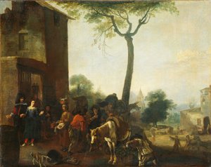 Harvesting the Vines by Pieter van Laer