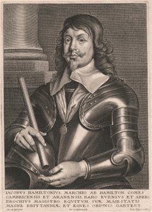 Jacobus Hamiltonius, Marchio AB Hamilton, Comes Cambricensis et Aranensis by Pieter van Lisebetten