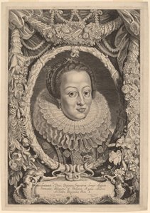 Eleanora, Wife of Ferdinand II by Pieter van Sompel after Pieter Claesz Soutman