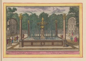 Fountain of the Thorn Puller in the Gardens of the Royal Palace of Aranjuez by Pieter van den Berge