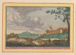 View of the Buildings of the Alhambra in Granada by Pieter van den Berge