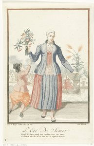 Young Woman with Fruits and Ears of Corn by Pieter van den Berge