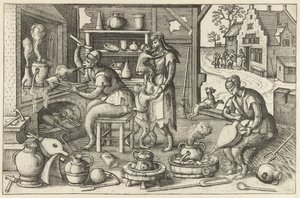 Alchemist by Pieter van der Borcht (I)